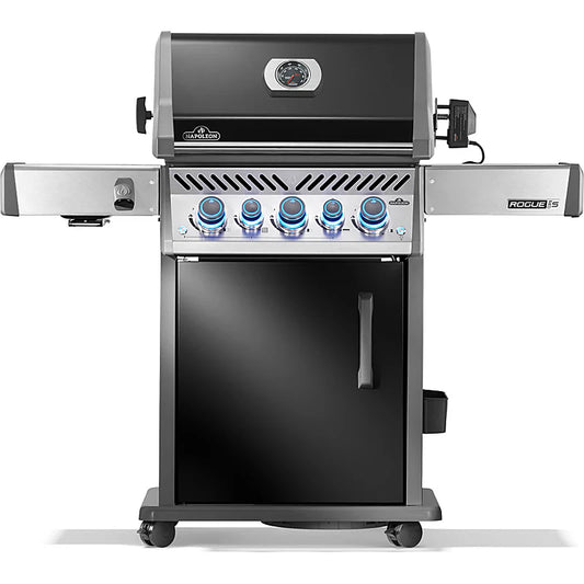 Napoleon Rogue PRO-S 425 Gasgrill mit Gußrosten, Schwarz inkl. Drehspieß